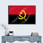 Flag of Angola Wall Art