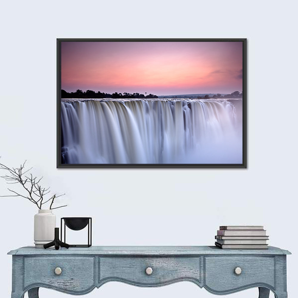 Victoria Falls at Dusk Wall Art