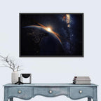 Sunrise Over Earth from Orbit Wall Art