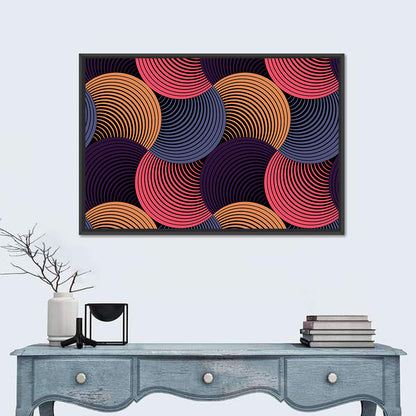 Ornate Geometric Petals Grid II Wall Art