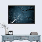 Twilight Canopy with Glowing Bark Wall Art