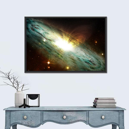 Planetary Nebula Glowing Into Deep Space Wall Art