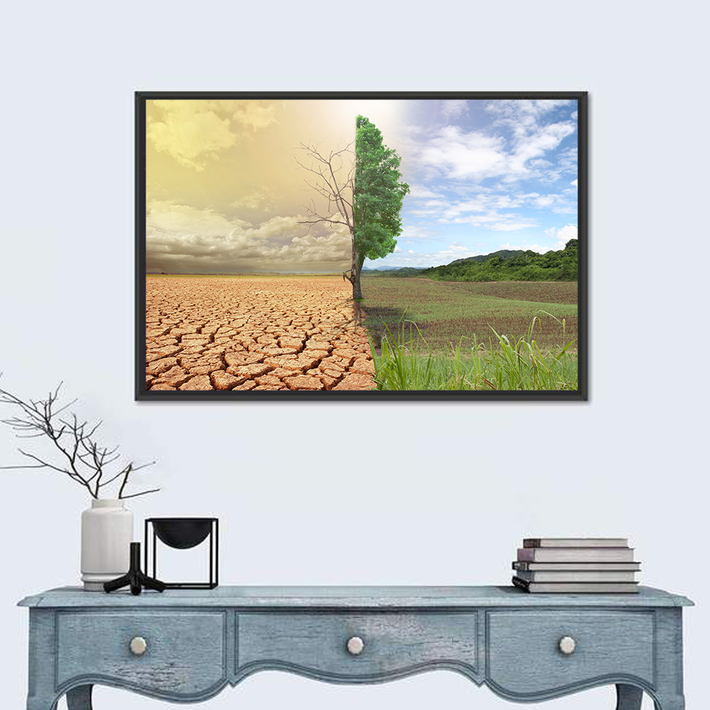 Global Warming Concept Wall Art