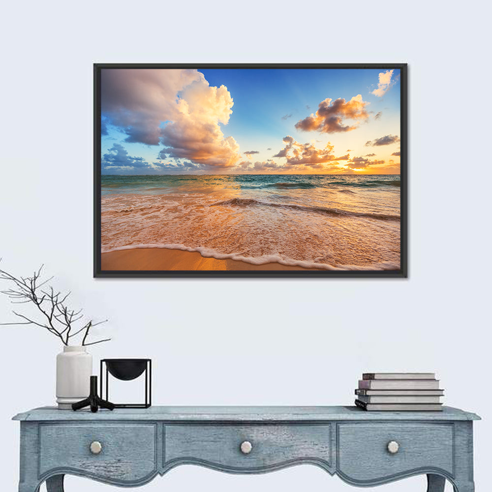 Caribbean Sunset Cloudscape Wall Art