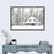 Frosty Cold Winter Scene Wall Art