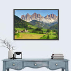 St. Magdalena Church Val Di Funes Wall Art