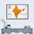 India Map Wall Art