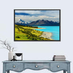 Mount Cook Over Lake Pukaki Wall Art