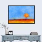 Golden Hour Lone Tree Wall Art