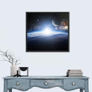 Earth From Space Wall Art