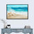 Tropical Beach & Splashing Waves Wall Art