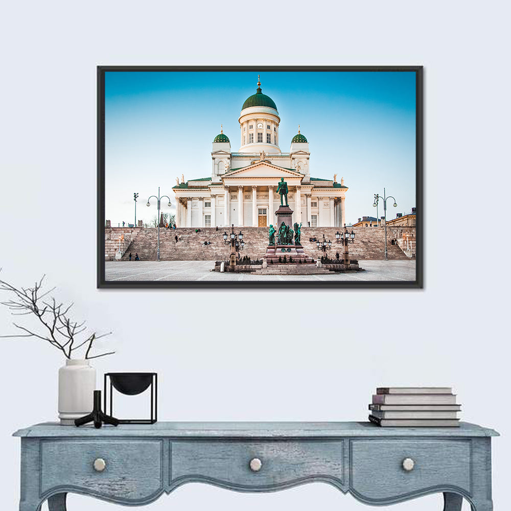 Helsinki Cathedral Wall Art in a room, landscape