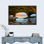 Chapel Rock Sunset, Lake Superior Wall Art