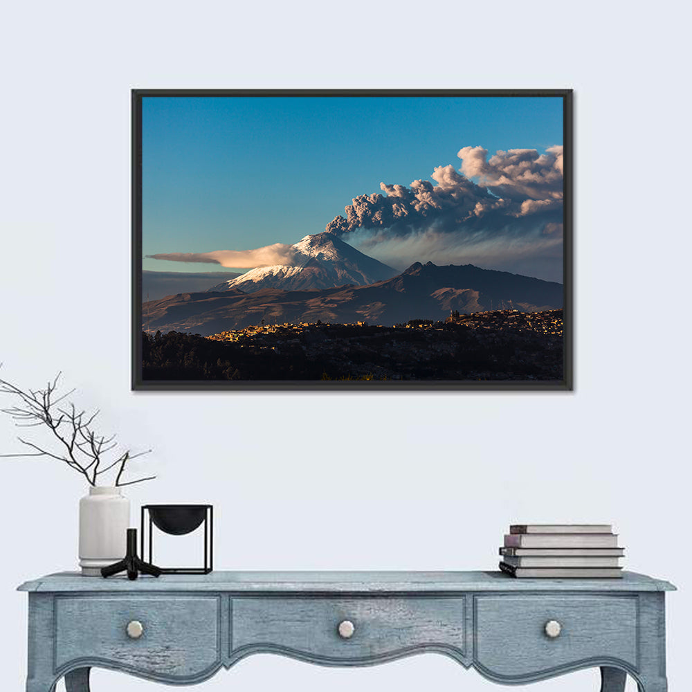 Cotopaxi Volcano Eruption Wall Art