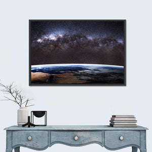 Earth From Space Wall Art