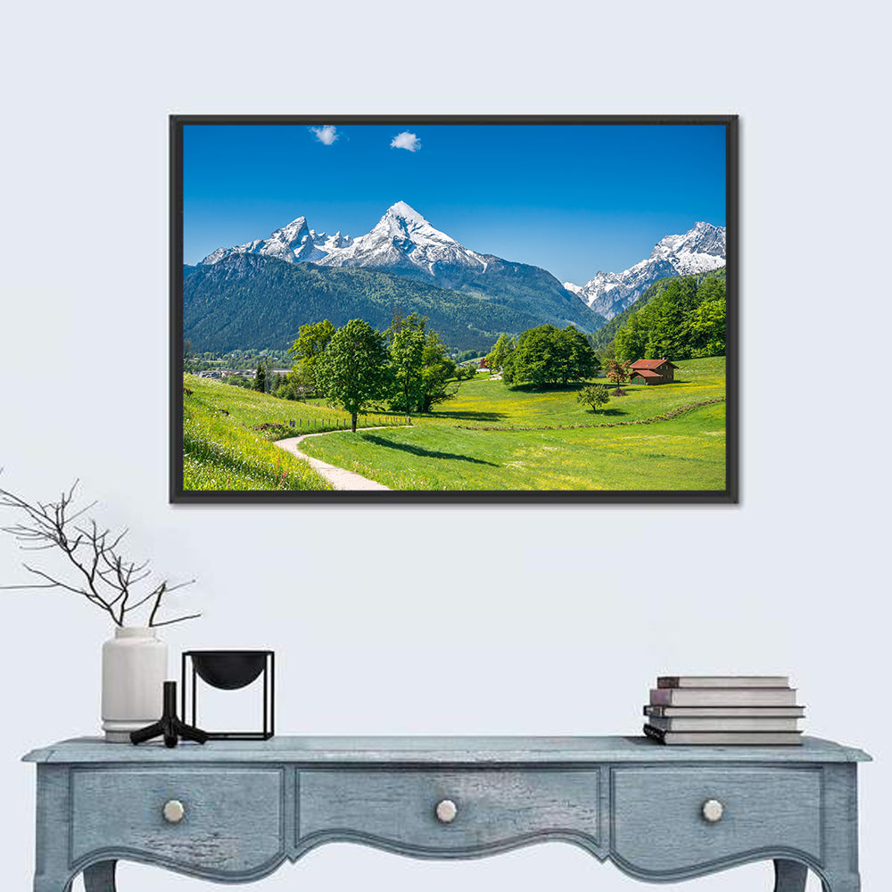 Watzmann Mountain Pastures, Berchtesgaden Wall Art