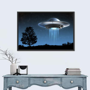 Alien Spaceship Wall Art