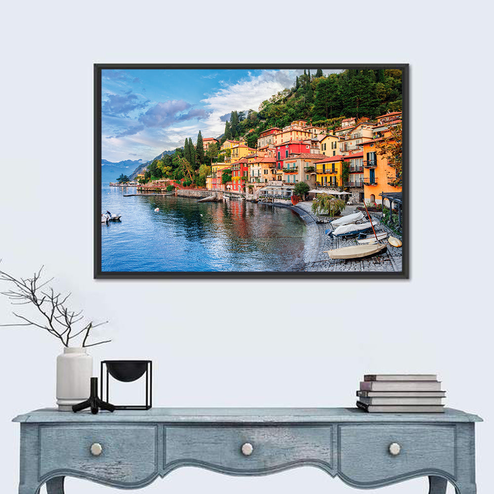 Varenna on Lake Como Wall Art in a room, landscape