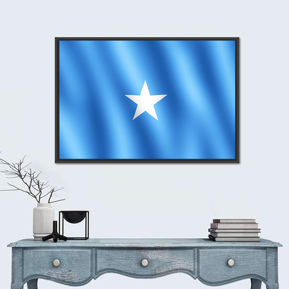 Somalia Flag with Five-pointed Star Wall Art