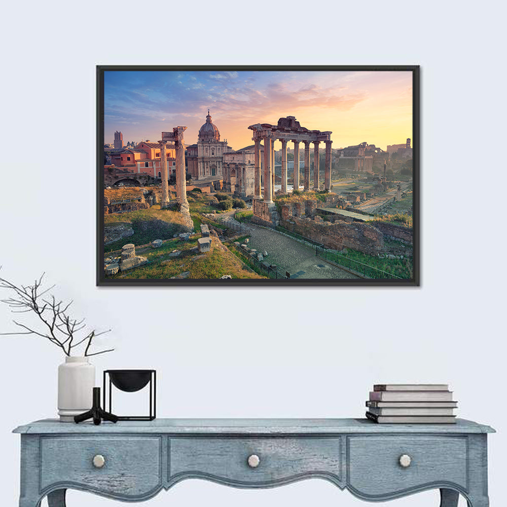 Roman Forum at Sunset Wall Art