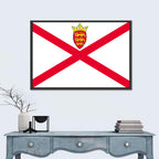 Flag of Jersey Wall Art