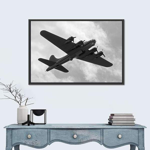 B-17 Heavy Bomber in Flight Wall Art