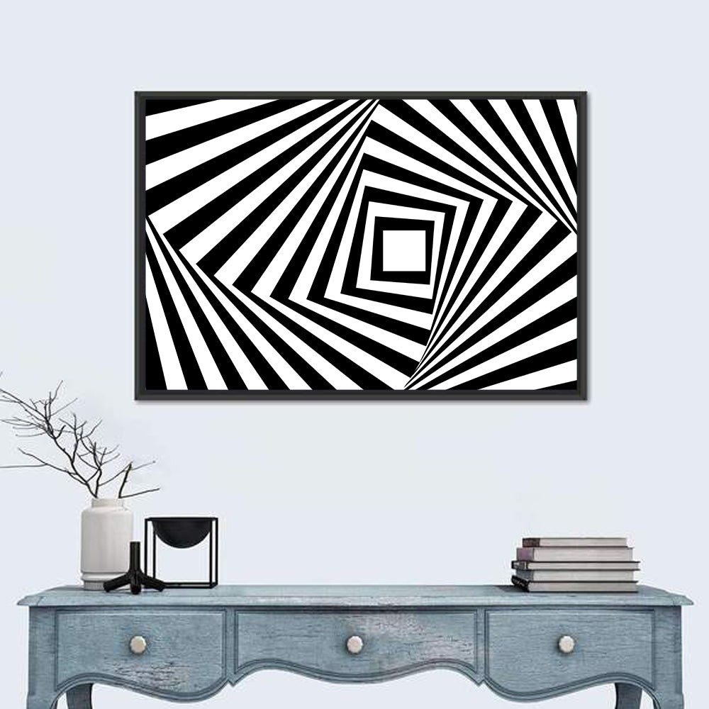 Psycho Geometric Vortex Wall Art