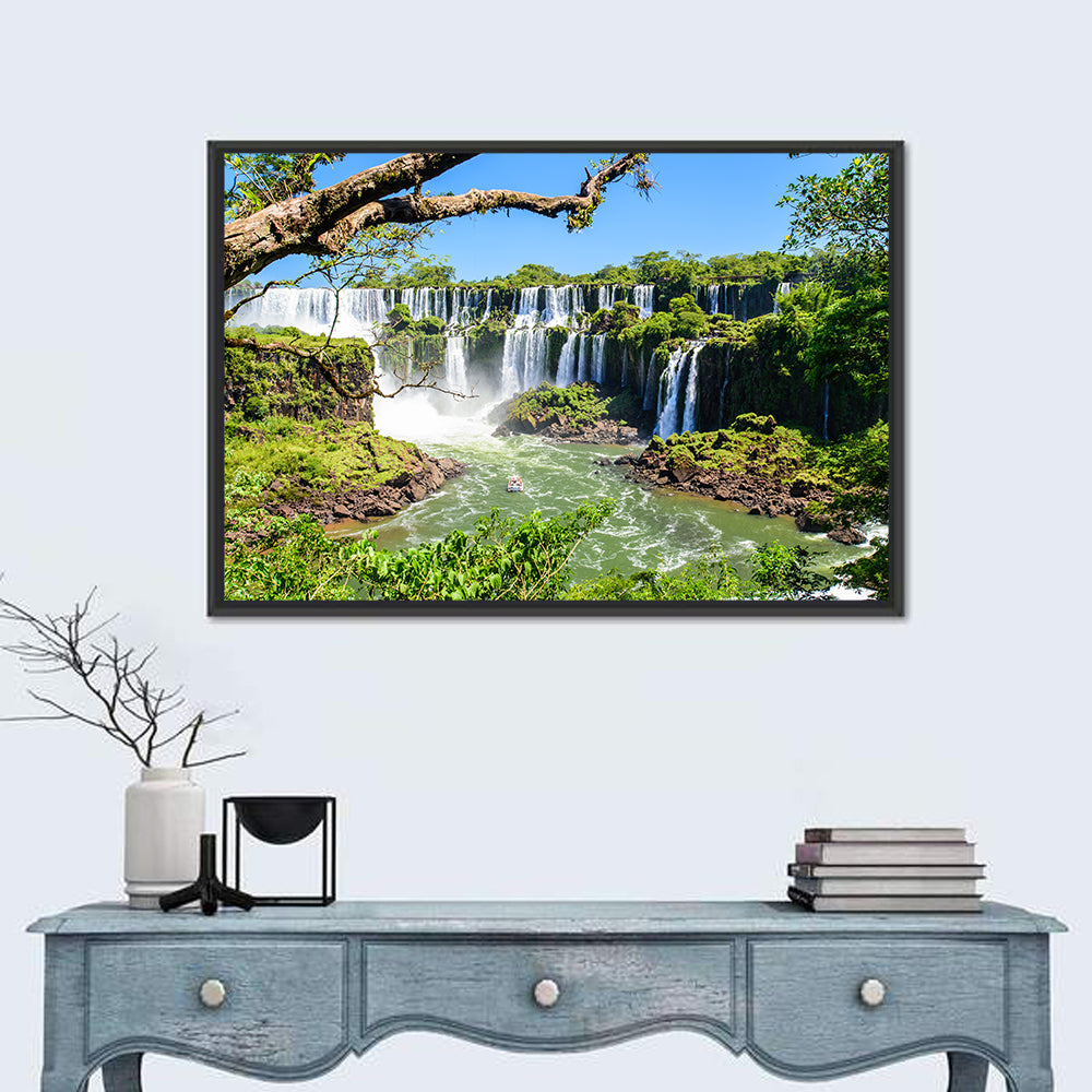 Iguazu Falls View From Argentina Wall Art