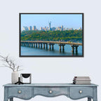Paton Bridge with Motherland Monument Wall Art