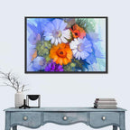 Impasto Floral Bouquet Wall Art