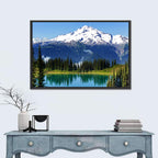 Mount Rainier Lake Reflection Wall Art