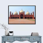 Badshahi Mosque Front View Wall Art