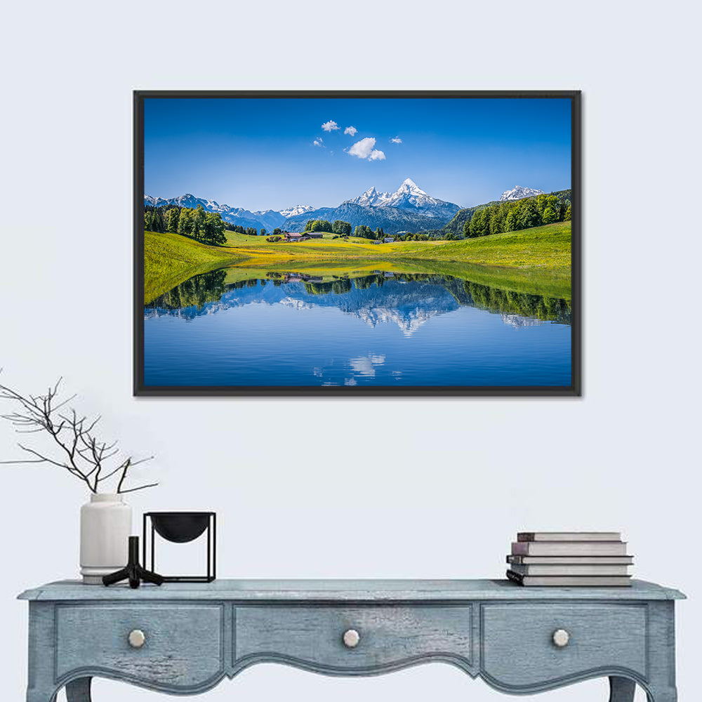 Watzmann Summer Reflection Wall Art