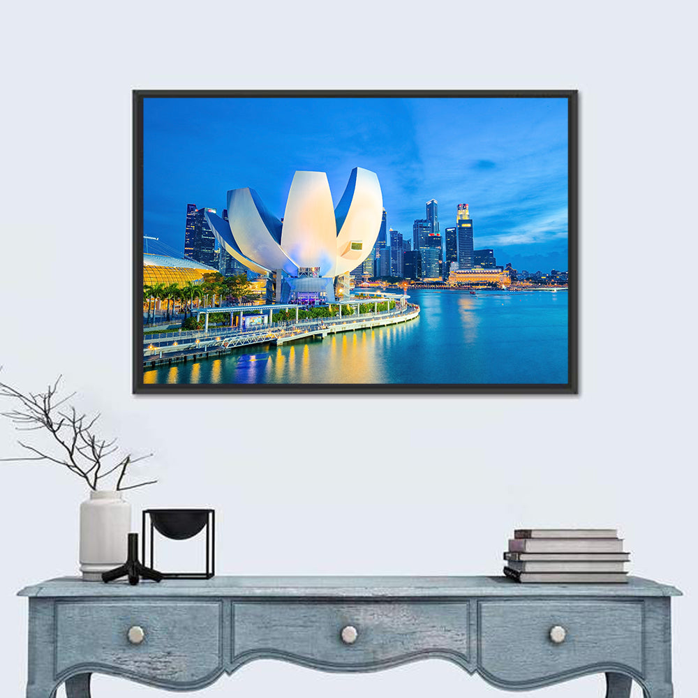 Marina Bay with Artscience Museum Wall Art