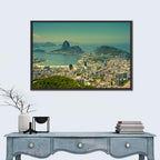 Sugarloaf Mountain Over Guanabara Bay Wall Art