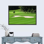 Golf Fairway with Sand Bunker Wall Art
