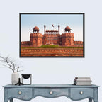 Red Fort Facade in Old Delhi Wall Art