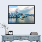 Shanghai Bund Skyline with Oriental Pearl Tower Wall Art