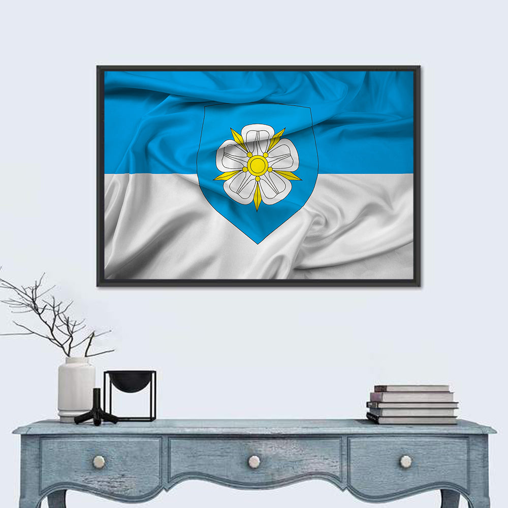 Flag Of Viljandi Wall Art