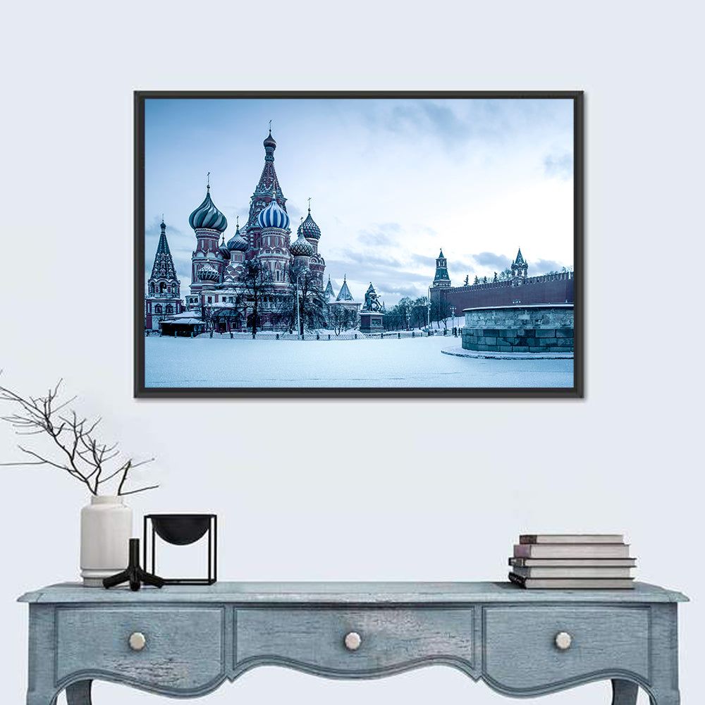 Saint Basil's Cathedral, Moscow Wall Art in a room, landscape