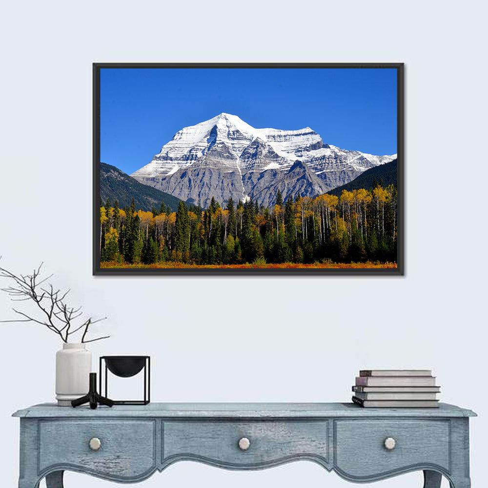 Mount Robson Autumn Landscape Wall Art