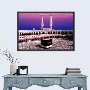 Holy Kaaba During Twilight Wall Art