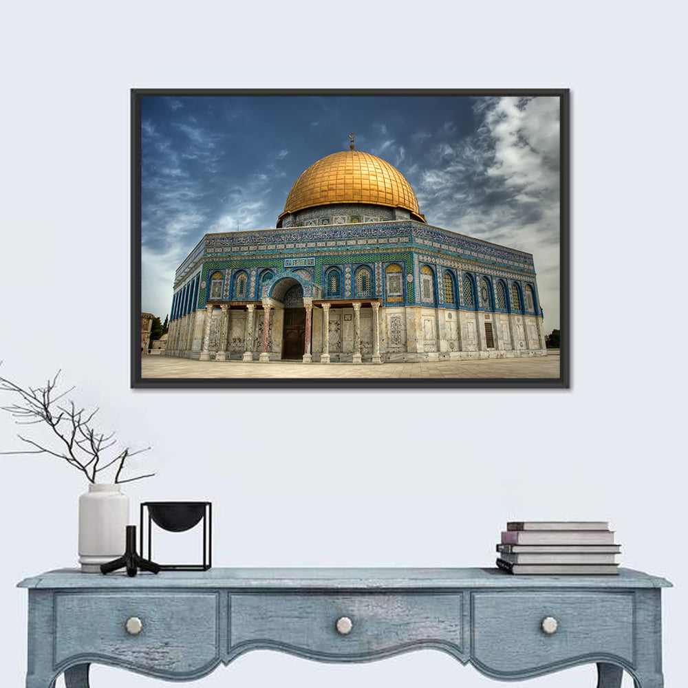 Dome of the Rock, Jerusalem Wall Art in a room, landscape