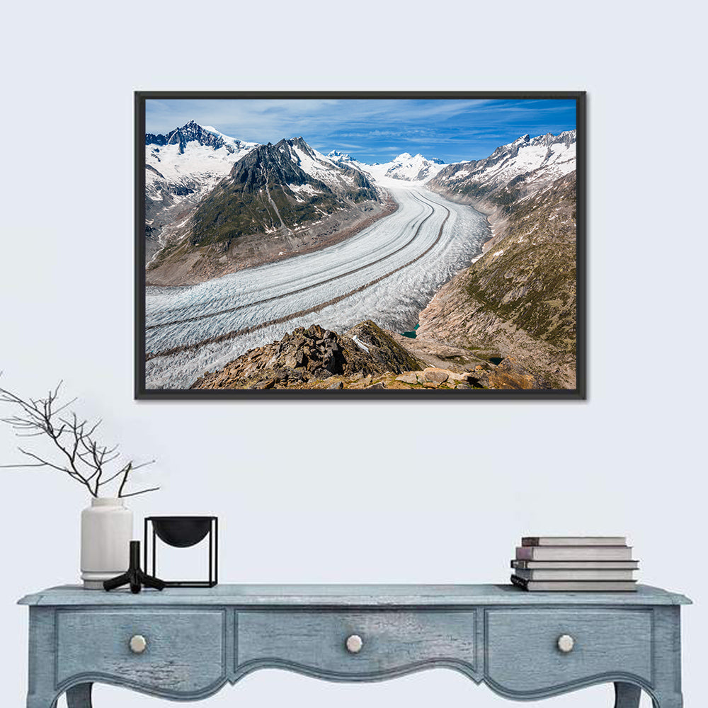 Aletsch Glacier Valley Wall Art