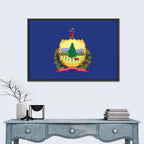 Vermont State Flag Wall Art