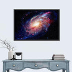 Spiral Galaxy and Nebula Wall Art