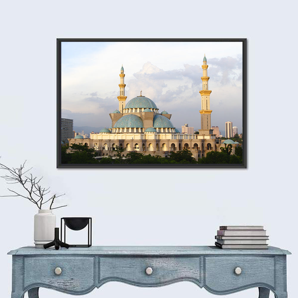 Federal Territory Mosque with Blue Domes Wall Art