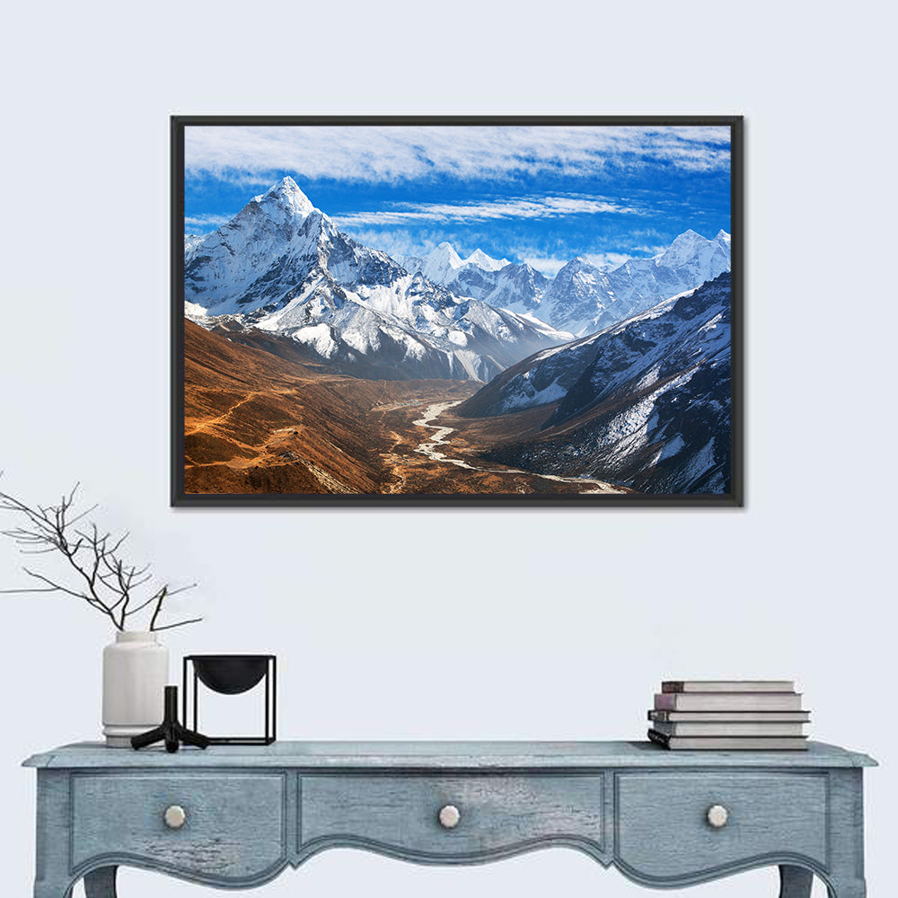 Ama Dablam Valley View Wall Art