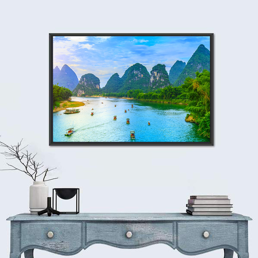 Li River at Yangshuo, Guilin Wall Art