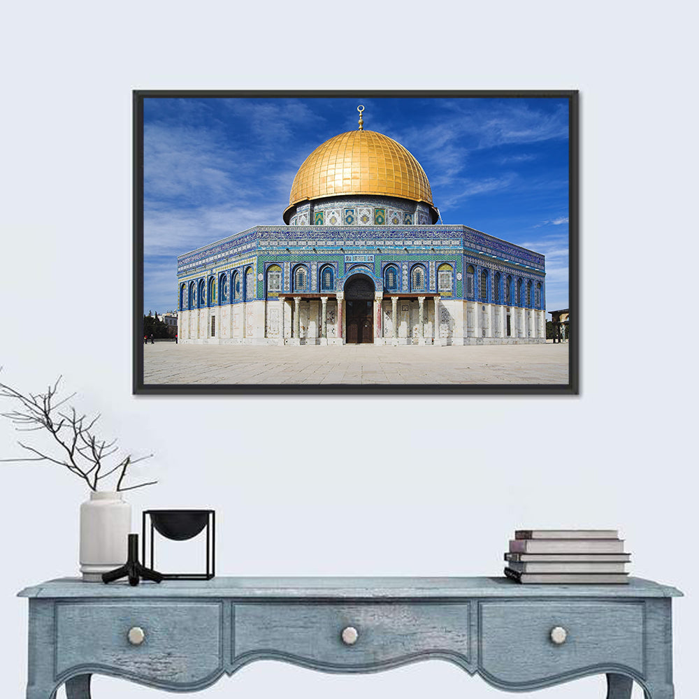Dome of the Rock, Masjid Al Aqsa Wall Art in a room, landscape